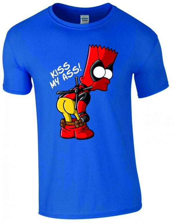 Kiss my ass! Bart ft. Deadpool