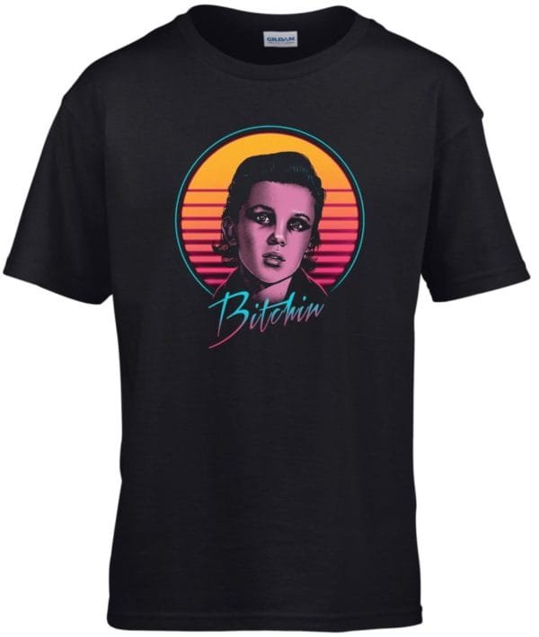 Bitchin Stranger Things mintás gyerek póló