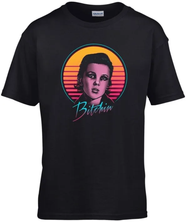 Bitchin Stranger Things mintás gyerek póló