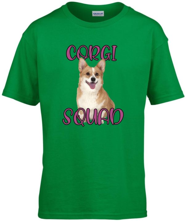 Corgi squad feliratos gyerek póló