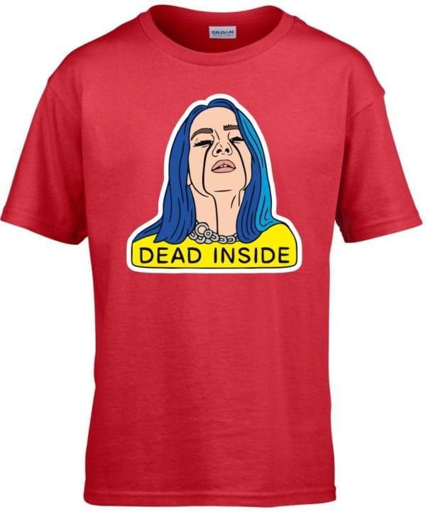 Dead inside Billie Eilish rajzos gyerek póló