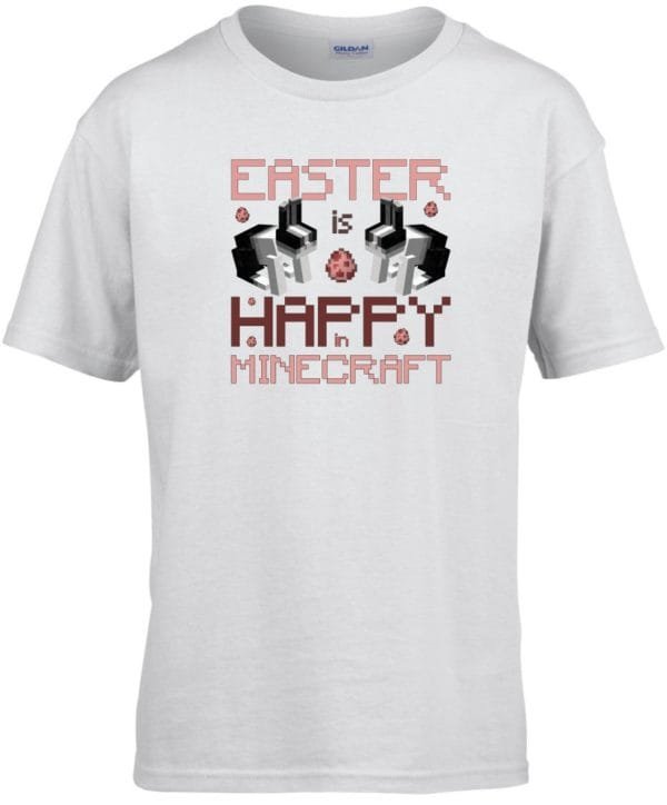 Easter is Happy in Minecraft Lányos Gyerek póló