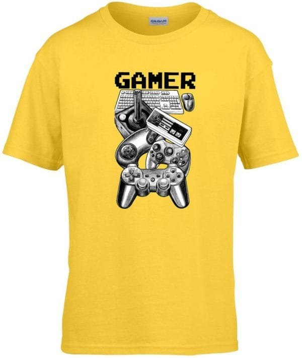 Gamer mintás Gyerek póló