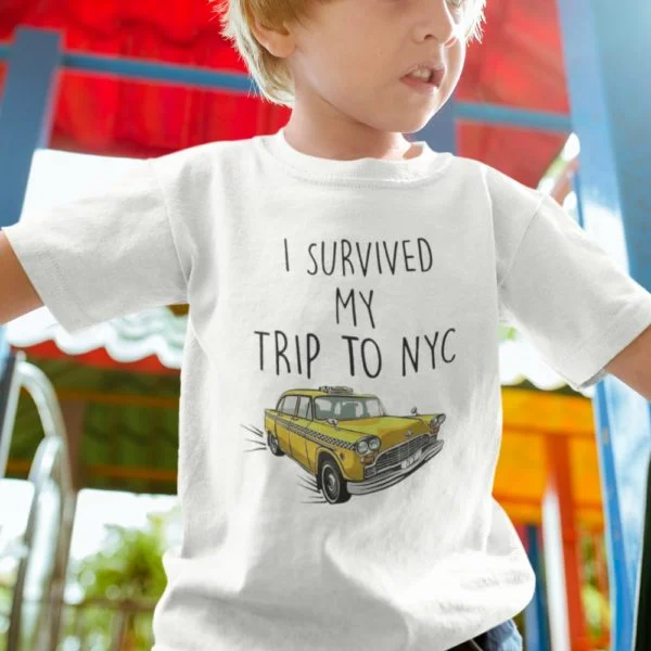 I survived my trip to NYC feliratos gyerek póló