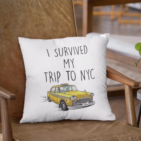 I survived my trip to NYC feliratos párna