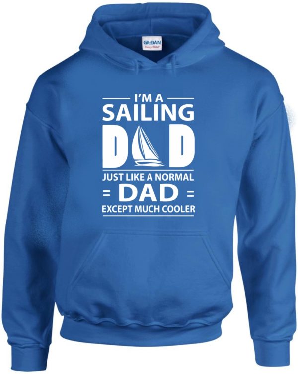 I'm a Sailing Dad feliratos kapucnis pulóver