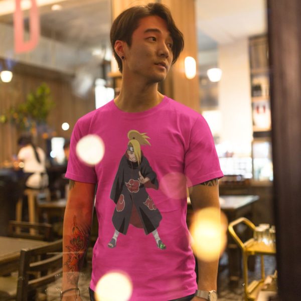 Naruto Akatsuki mintás férfi póló