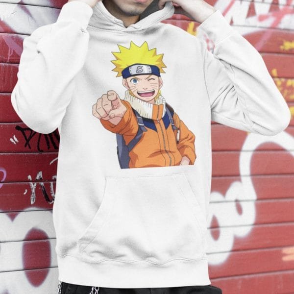 Naruto Uzumaki mintás Kapucnis Pulóver