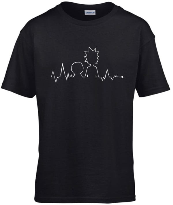 Rick and Morty EKG rajzos gyerek póló