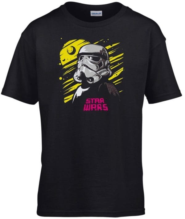 Star Wars mintás pink feliratos gyerek póló