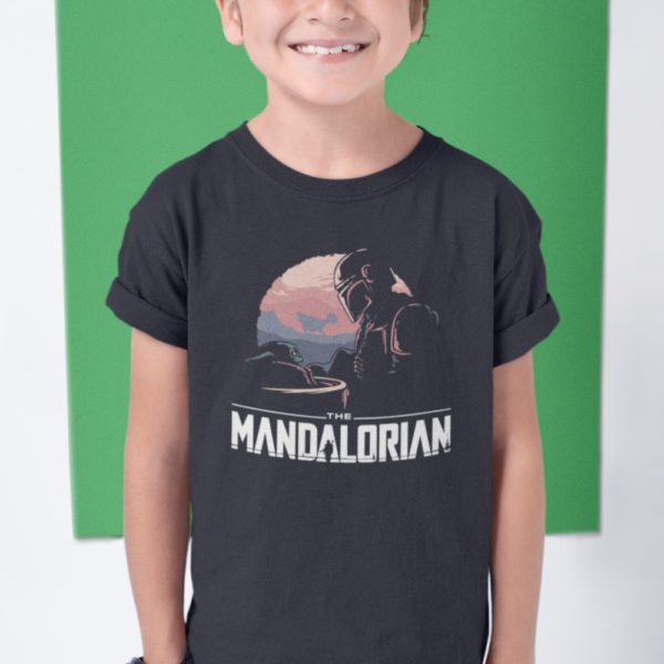 The Mandalorian Baby Yoda rajzos Gyerek póló