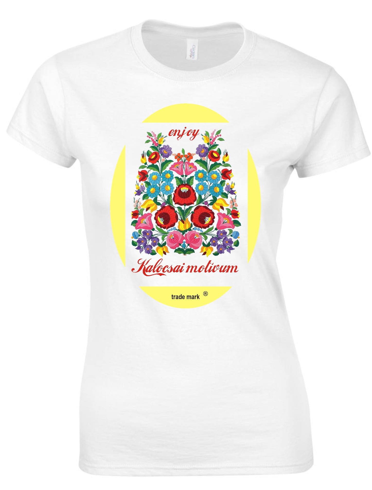 kalocsainoi Enjoy Kalocsai mintás női póló