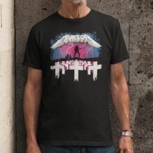 Férfi póló Munson Metallica