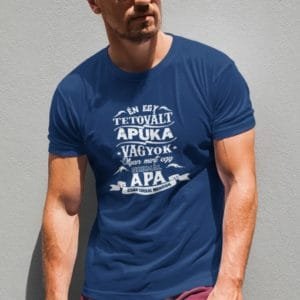 Akciós Tetovált apa férfi póló