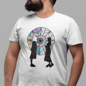 Férfi póló Wednesday & Enid