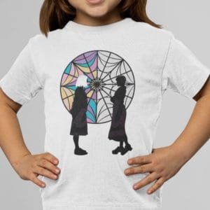 Gyerek póló Wednesday & Enid