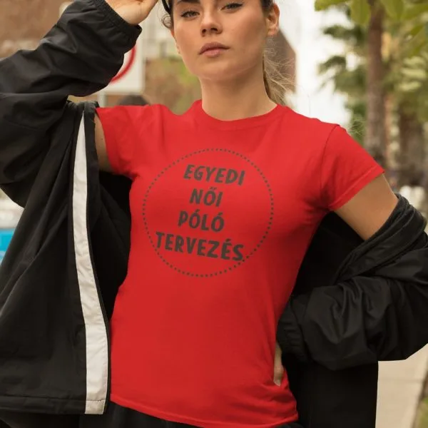 Egyedi női póló tervezés