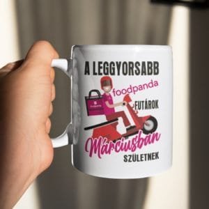Bögre a leggyorsabb foodpanda futárok márciusban születnek
