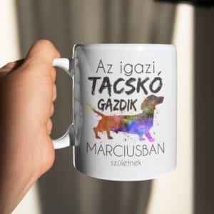Bögre az igazi tacskó gazdik márciusban születnek