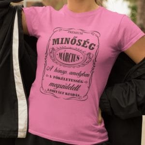 Női póló prémium minőség március hónap jack daniels