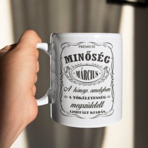 Bögre prémium minőség március hónap jack daniels