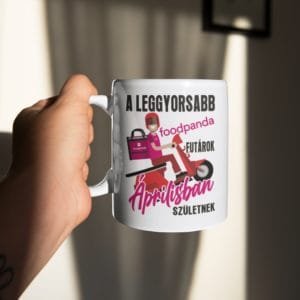 Bögre a leggyorsabb foodpanda futárok áprilisban születnek