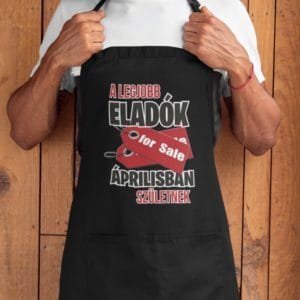 Kötény a legjobb eladók áprilisban születnek