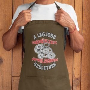 Kötény a legjobb gépészek áprilisban születnek