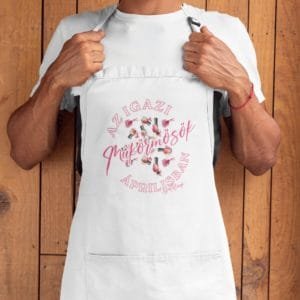 Kötény az igazi műkörmösök áprilisban születnek