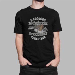 Férfi póló a legjobb építészek áprilisban születnek