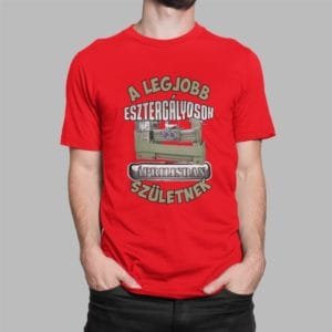 Férfi póló a legjobb esztergályosok áprilisban születnek