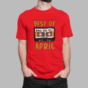 Férfi póló best of april
