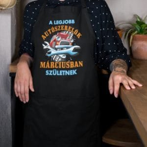 Kötény a legjobb autószerelők márciusban születnek