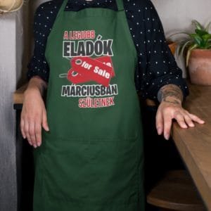 Kötény a legjobb eladók márciusban születnek