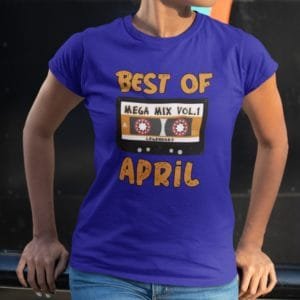 Női póló best of april