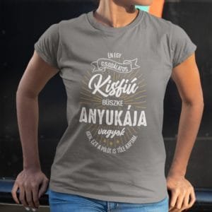 Női póló én egy csodálatos kisfiú büszke anyukája vagyok