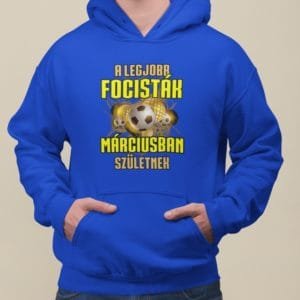 Kapucnis Pulóver a legjobb focisták márciusban születnek