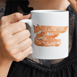 A legjobb anya a világon rókás bögre