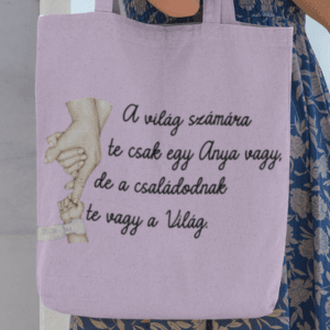 A világ számára anyás vászontáska