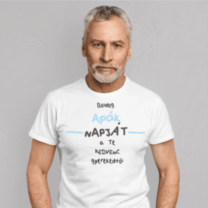 Boldog apák napját férfi póló