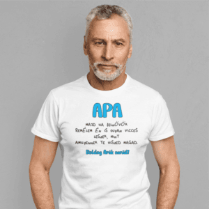 Vicces apa férfi póló