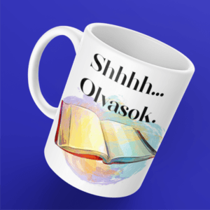 Shhh...olvasok bögre