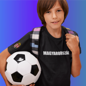 Magyarország felirat és címer gyerek póló