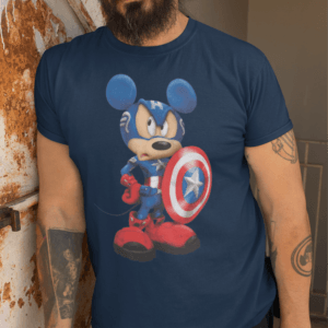 Amerika Kapitány Mickey férfi póló