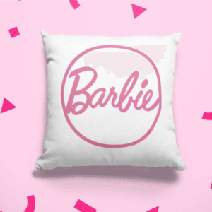 Barbie logó párna