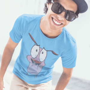 Bátor a gyáva kutya nózi fogós férfi póló