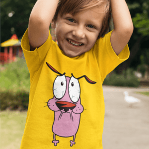 Bátor a gyáva kutya nózi fogós gyerek póló