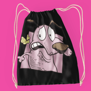 Bátor a gyáva kutya pillangós zsinóros hátizsák