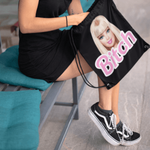 Bitch Barbie zsinóros hátizsák