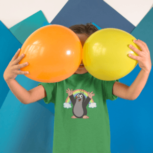 Kisvakond szivárvánnyal gyerek póló